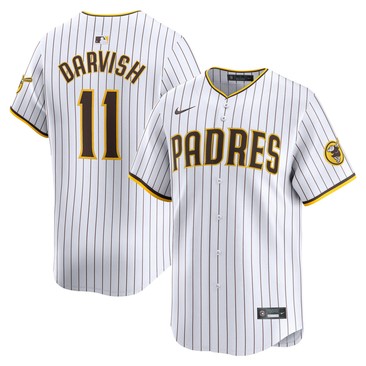 Yu Darvish San Diego Padres white Limited jersey