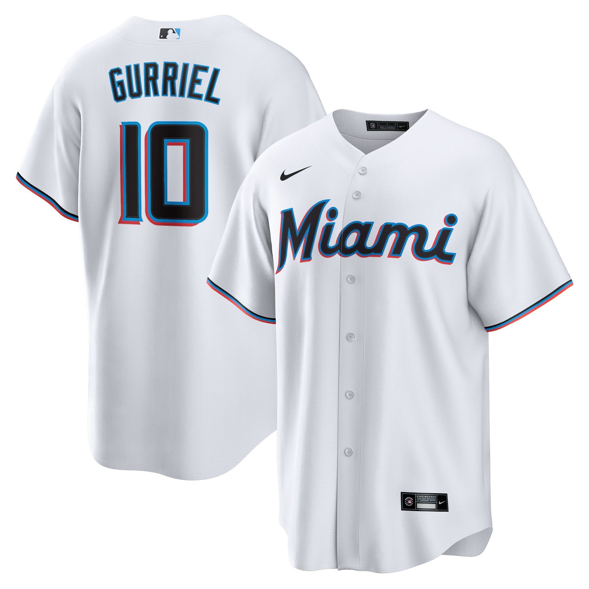 Yuli Gurriel Miami Marlins white jersey