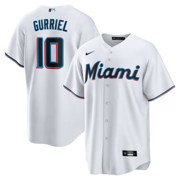 Yuli Gurriel Miami Marlins white jersey