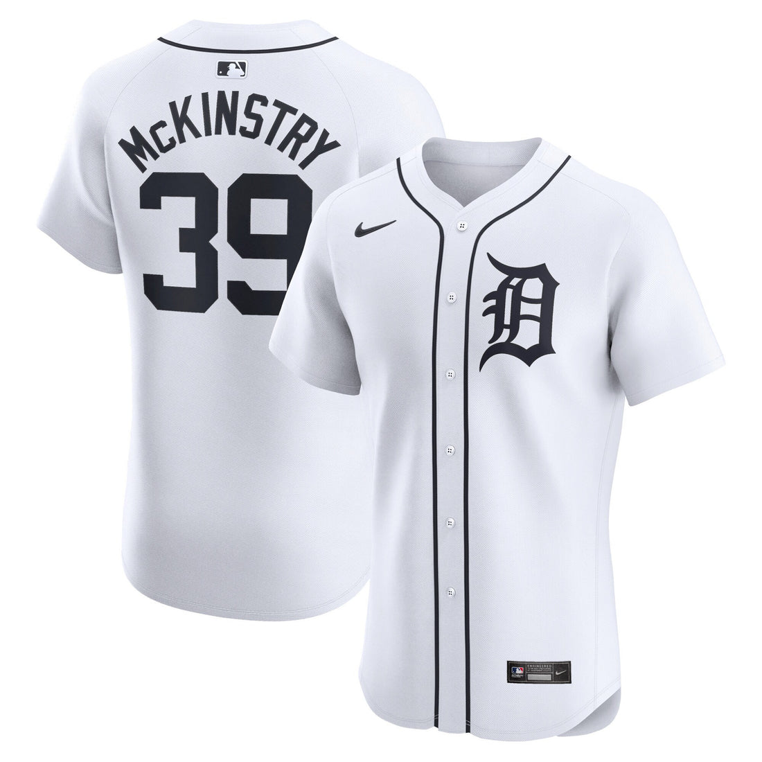 Zach Mckinstry Detroit Tigers white Elite jersey