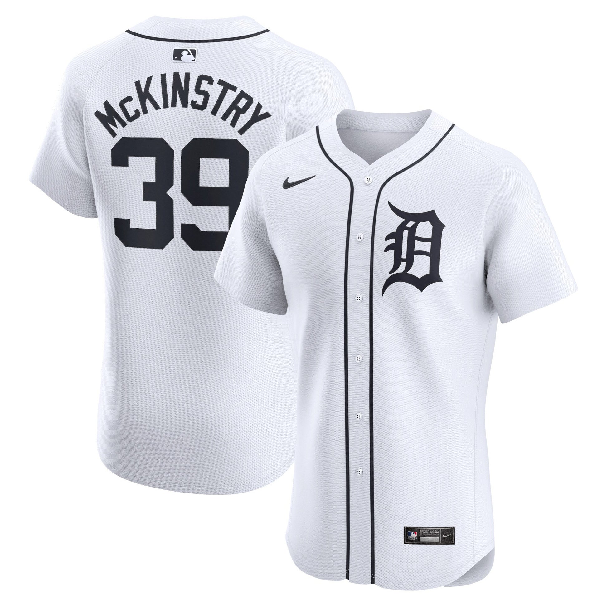 Zach Mckinstry Detroit Tigers white Elite jersey
