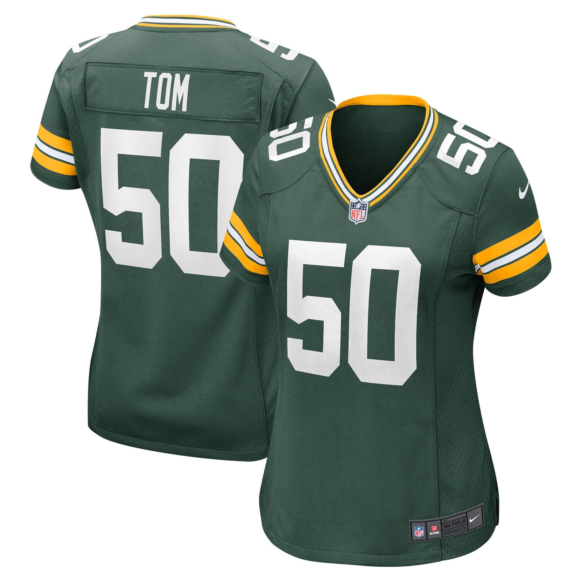 Zach Tom Green Bay Packers green jersey