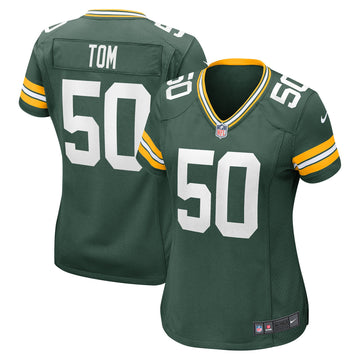 Zach Tom Green Bay Packers green jersey