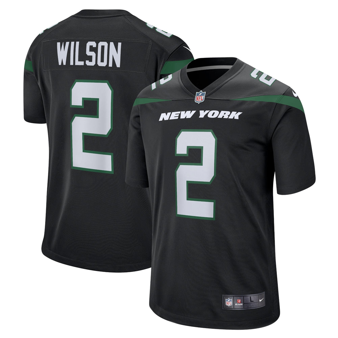 Zach Wilson New York Jets black Alternate jersey