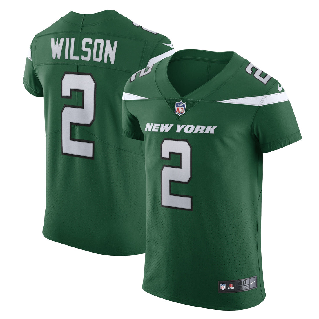 Zach Wilson New York Jets green Vapor jersey