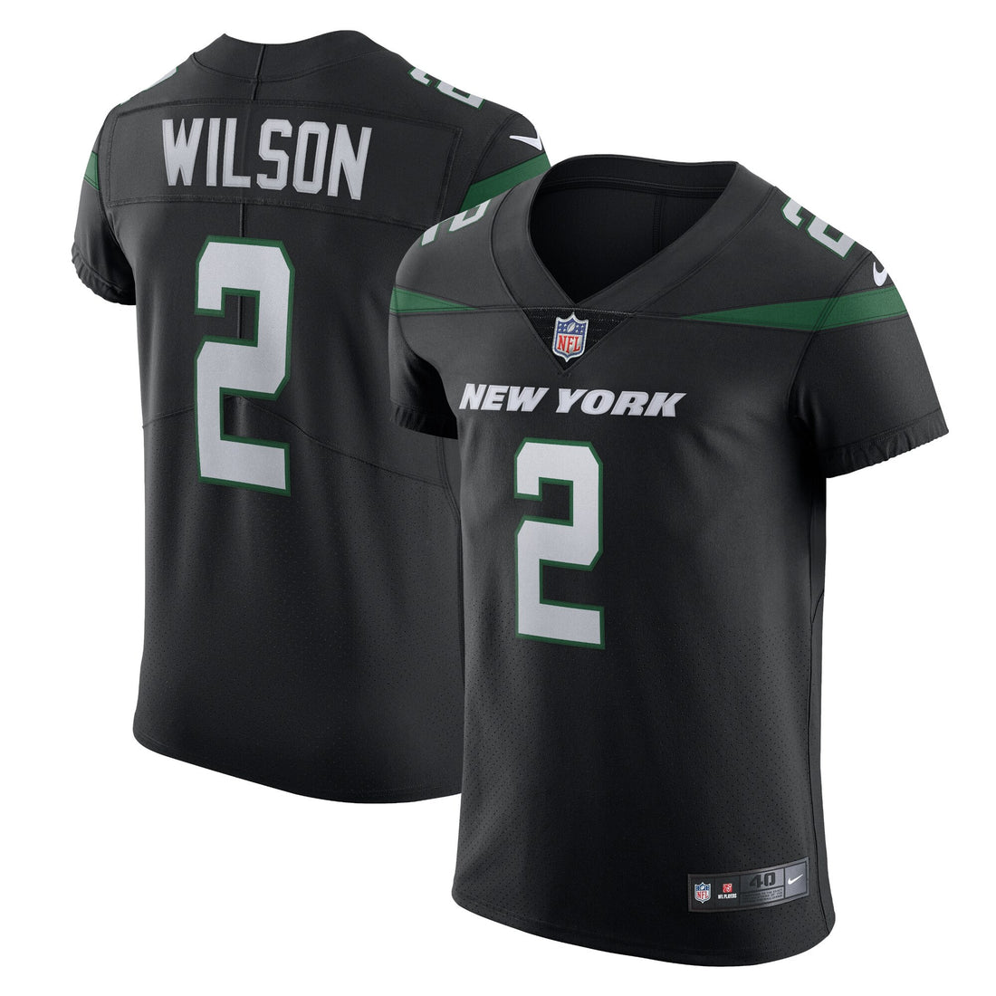 Zach Wilson New York Jets black Vapor jersey
