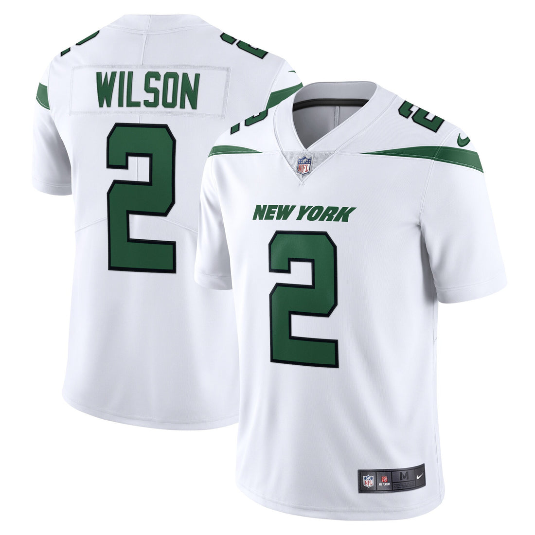 Zach Wilson New York Jets white Vapor jersey