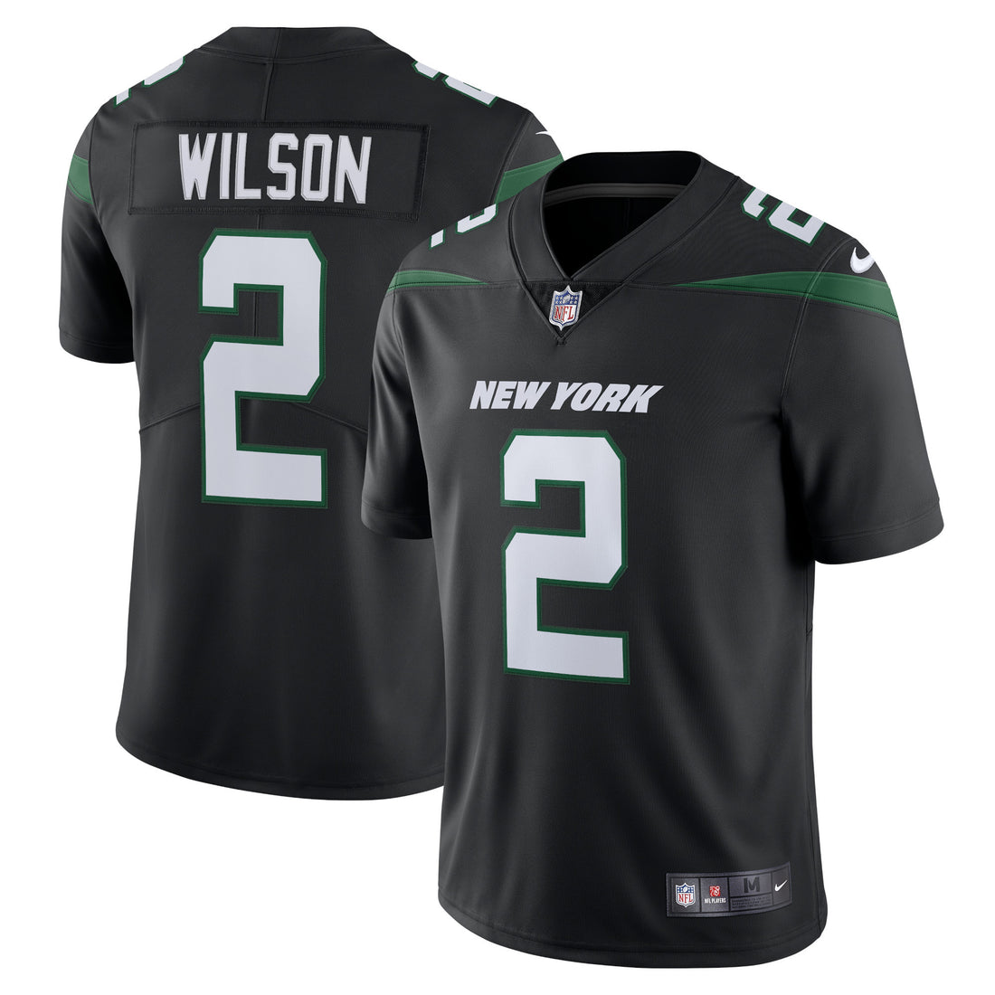 Zach Wilson New York Jets black Vapor jersey