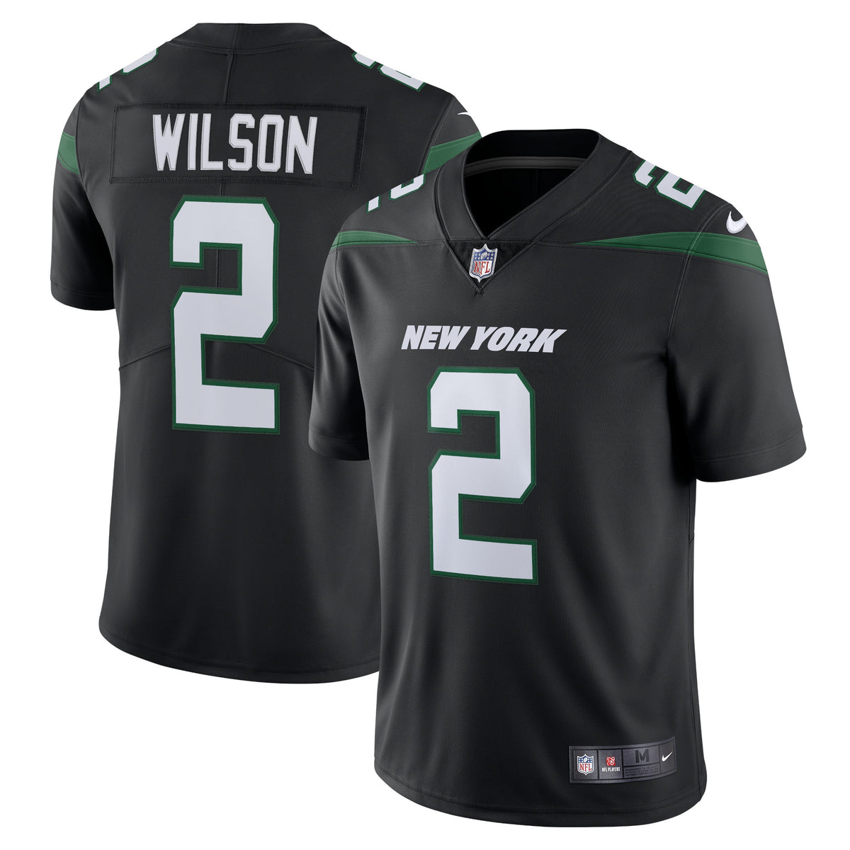 Zach Wilson New York Jets black Vapor jersey