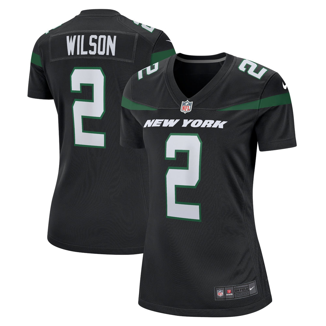 Zach Wilson New York Jets black jersey