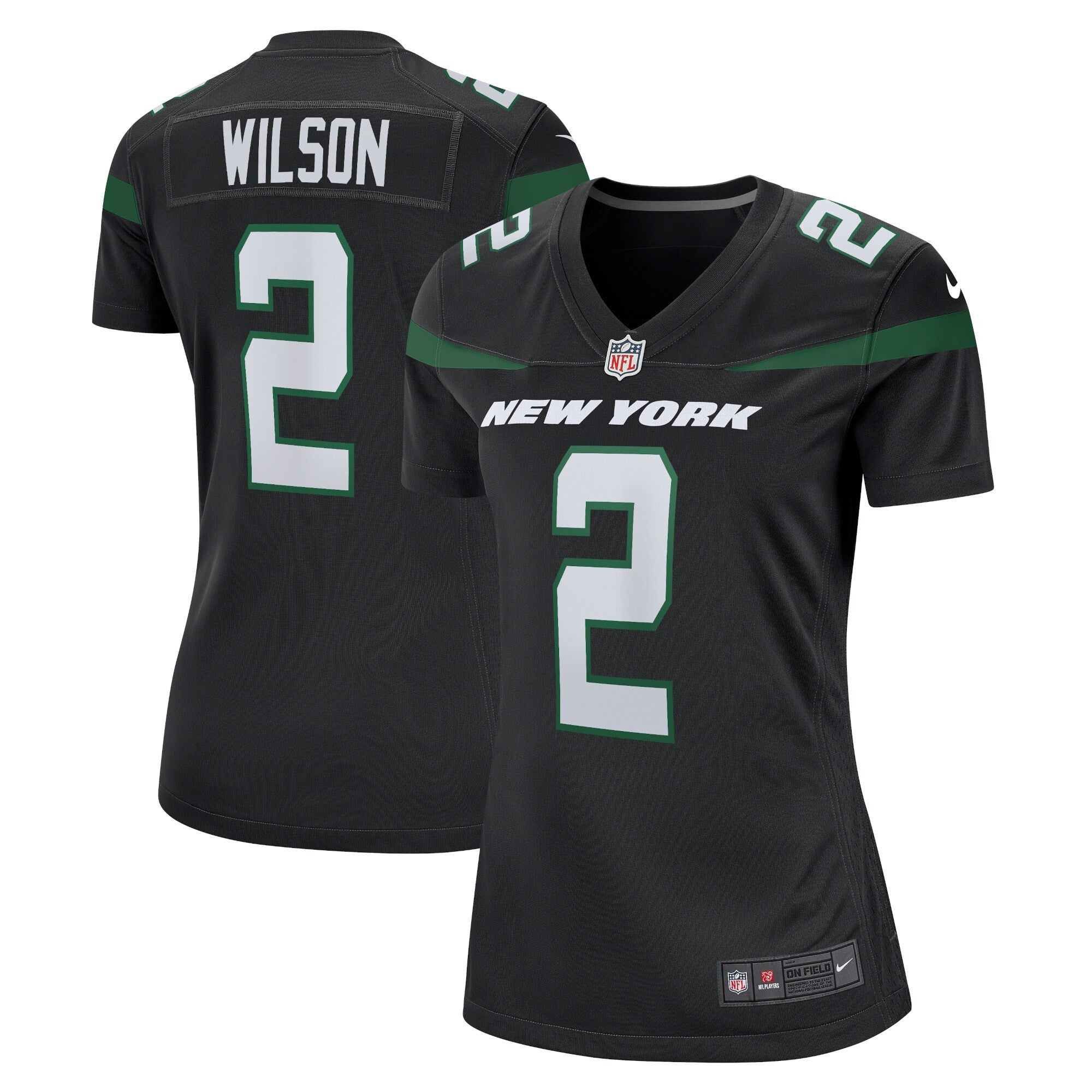 Zach Wilson New York Jets black jersey