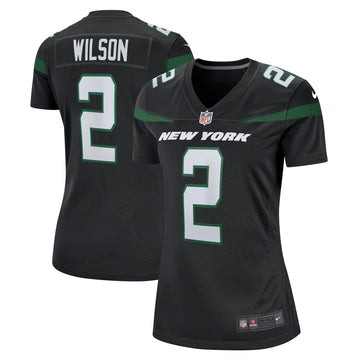 Zach Wilson New York Jets black jersey