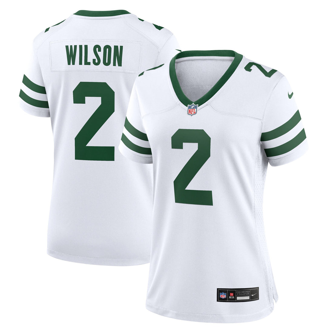 Zach Wilson New York Jets white jersey