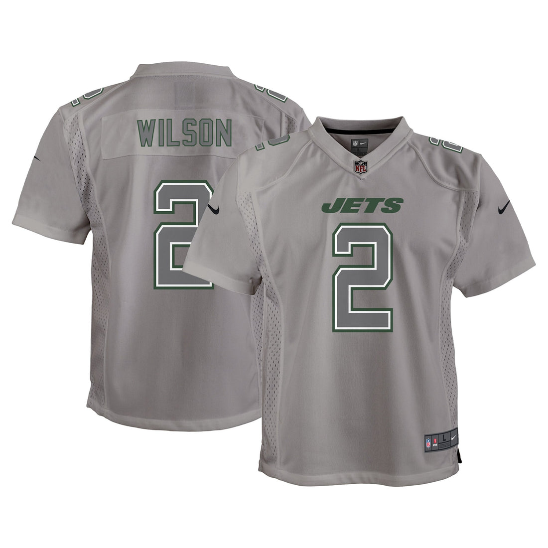 Zach Wilson Atmosphere New York Jets gray jersey