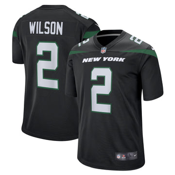 Zach Wilson New York Jets black jersey