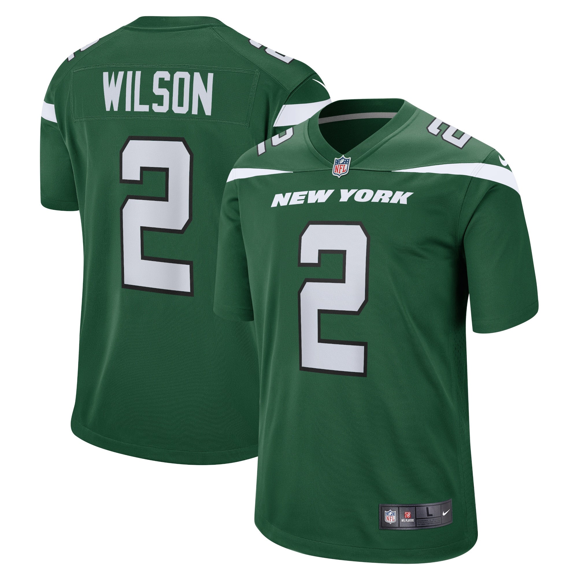 Zach Wilson Gotham New York Jets green jersey