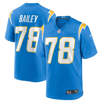 Zack Bailey Los Angeles Chargers blue jersey