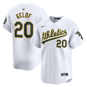 Zack Gelof Oakland Athletics white Limited jersey