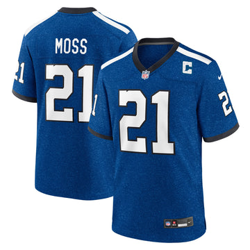 Zack Moss Indiana Nights Indianapolis Colts royal Alternate jersey