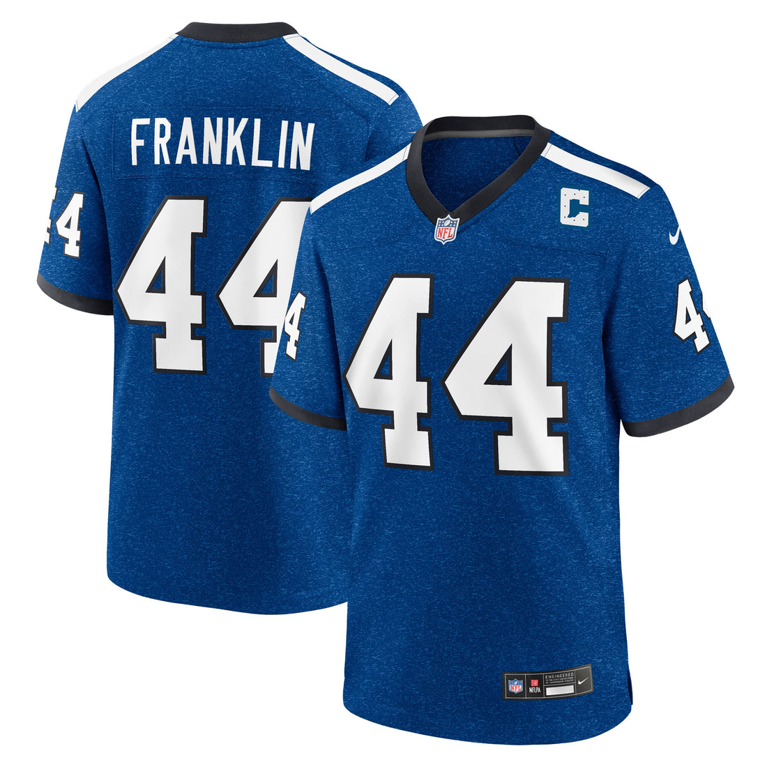 Zaire Franklin Indiana Nights Indianapolis Colts royal Alternate jersey