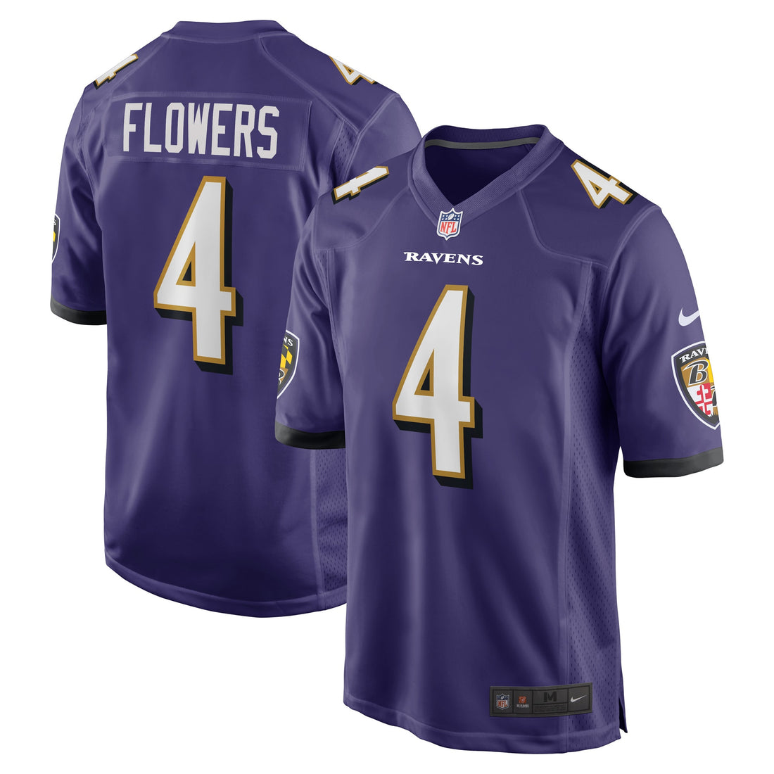 Zay Flowers Baltimore Ravens purple jersey
