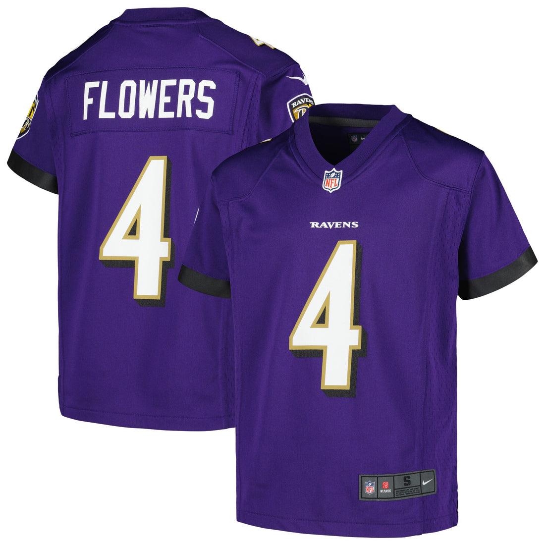 Zay Flowers Baltimore Ravens purple jersey