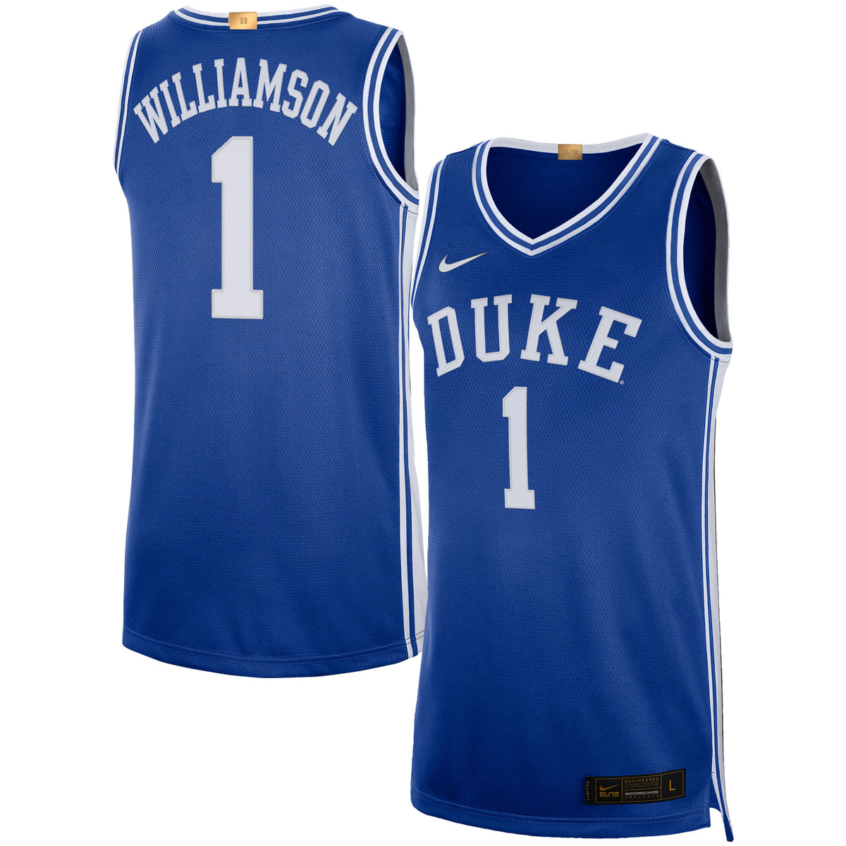 Zion Williamson Alumni Duke Blue Devils royal Limited jersey