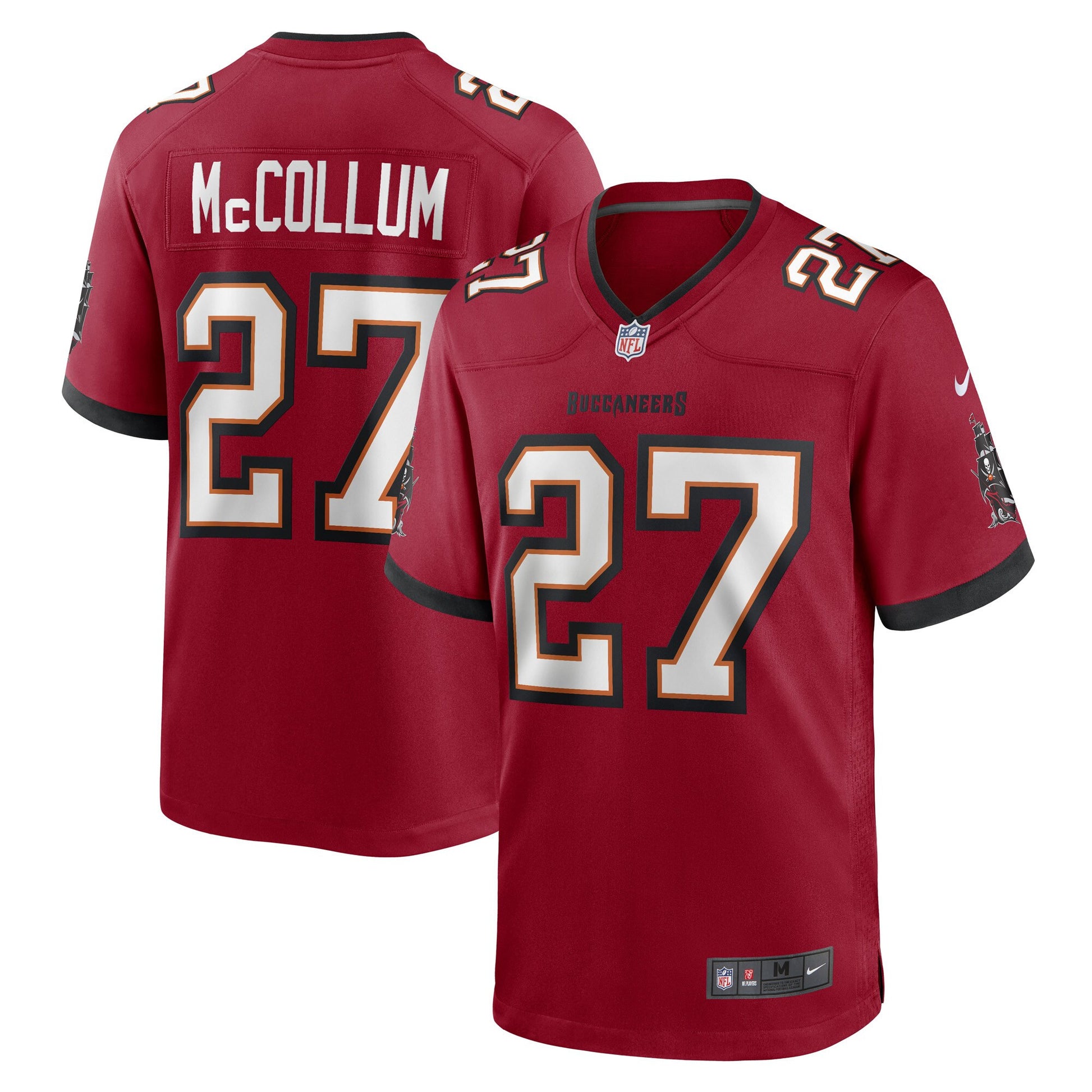 Zyon Mccollum Tampa Bay Buccaneers red Game jersey