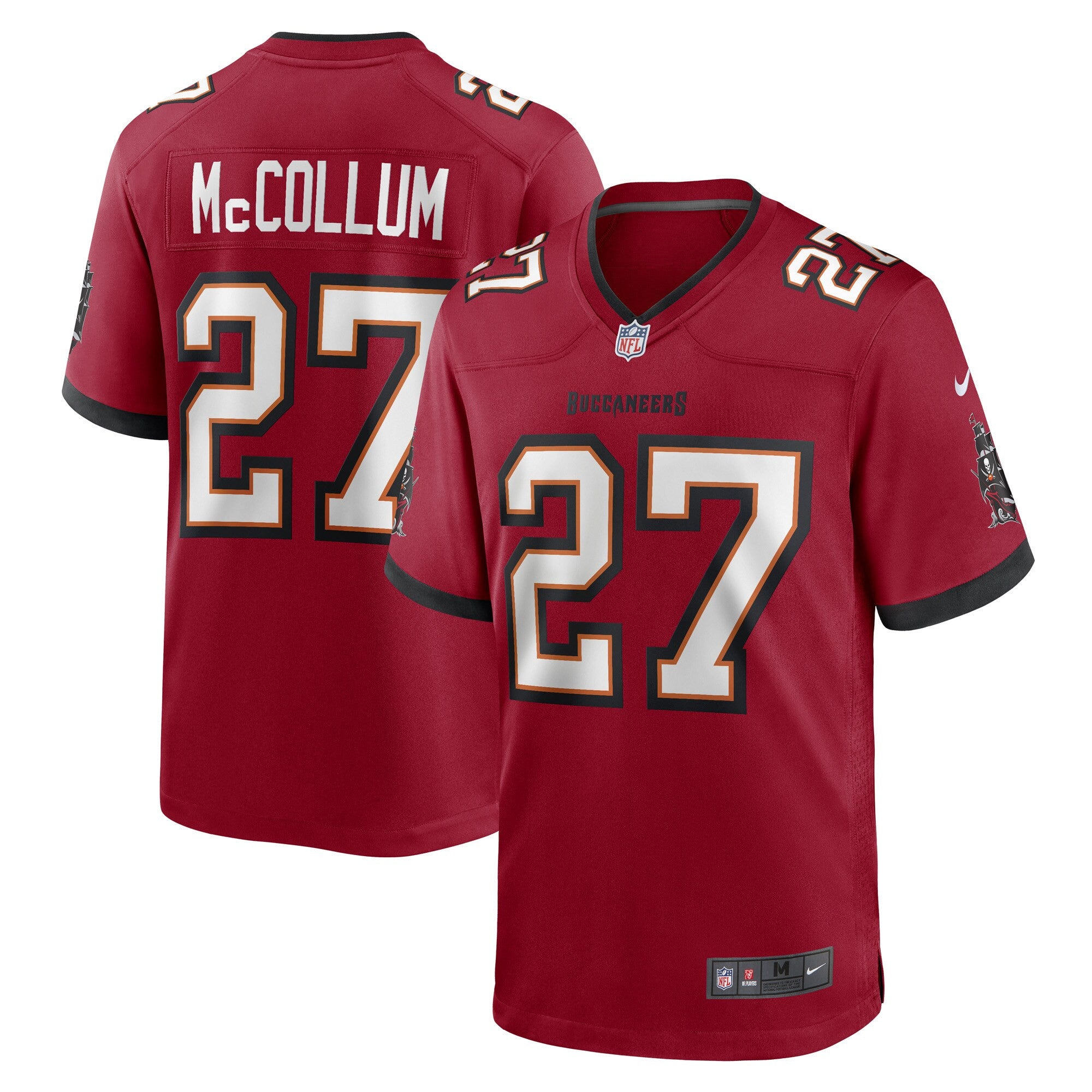 Zyon Mccollum Tampa Bay Buccaneers red Game jersey
